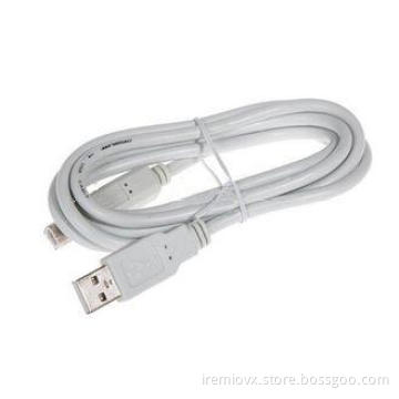 White Long USB Digital Camera / Scanner / Printer Cables Ty